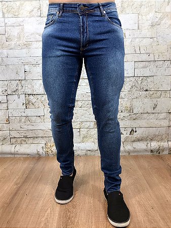 Calça Masculina Jeans ARMANI Azul Médio Skinny
